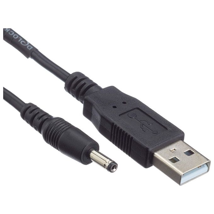 DeLOCK 82377 Cavo di Alimentazione USB a DC 3.5 x 1.35 mm Maschio 5V 26 AWG 1.5 m colore Nero