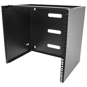 StarTech.com RACK-10U-14-BRACKET Rack Da Parete Acciaio 35 Kg 2 Montanti Verticali colore Nero