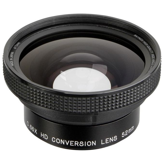 Raynox RAHD-6600N HD-6600PRO52 Obiettivo grandangolare 0,66x 52mm colore Nero