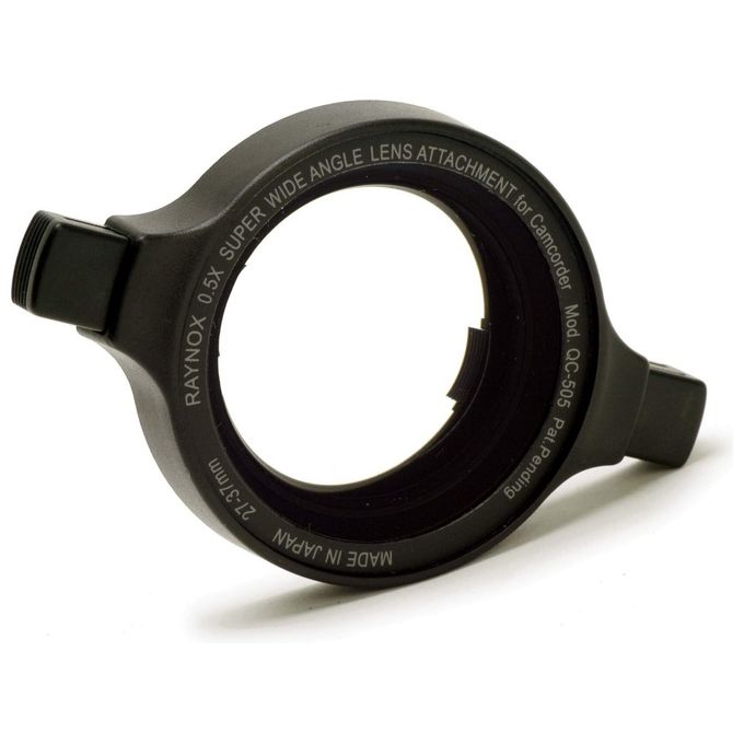 Raynox RAQC-505 Adattatore per lente fotografica Convertitore angolo largo 0,5x colore Nero