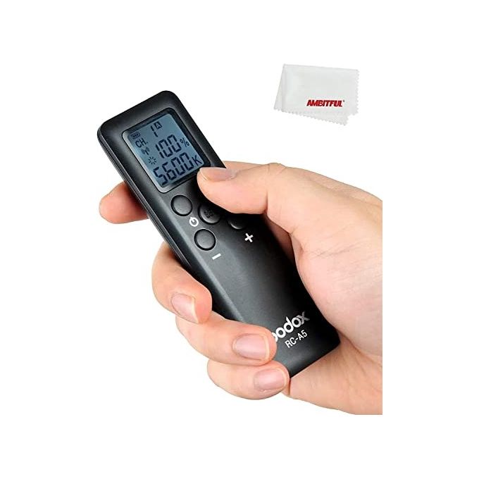 Godox RC-A5 Telecomando per Luci LED 433 MHz 16 Canali 6 Gruppi Portata 20 m colore Nero