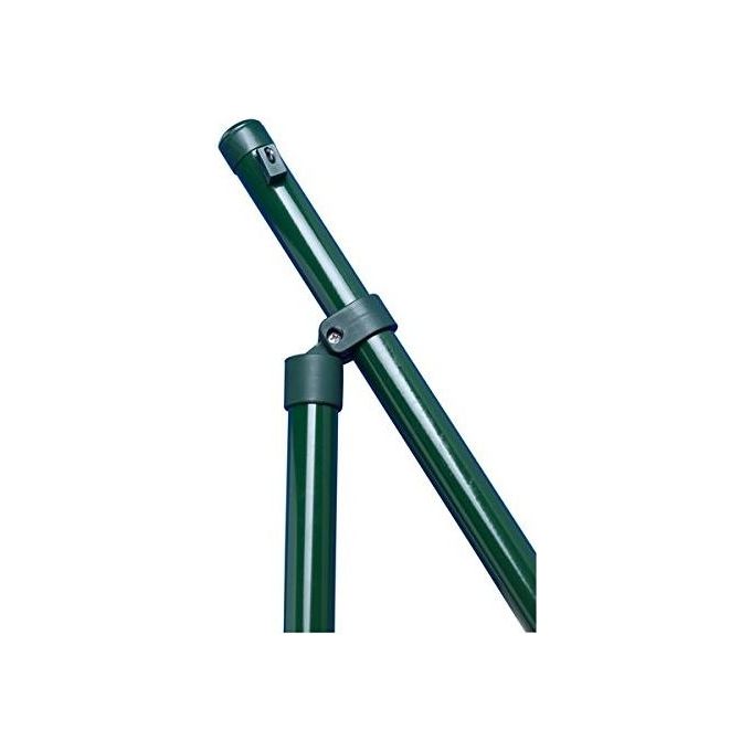 Betafence Italia S.P.A. 315219 Palo Saetta Tondo in Acciaio Plastificato Diametro 48 mm Altezza 230 cm con Guida Rete e Cappuccio Protettivo colore Verde