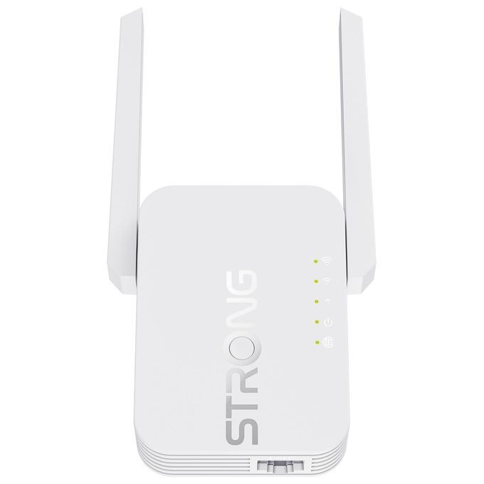 Strong Ripetitore Wifi 300S Fino a 300 Mbps Compatibile con tutti i router o modem standard 2 antenne esterne regolabili  1 porta Ethernet