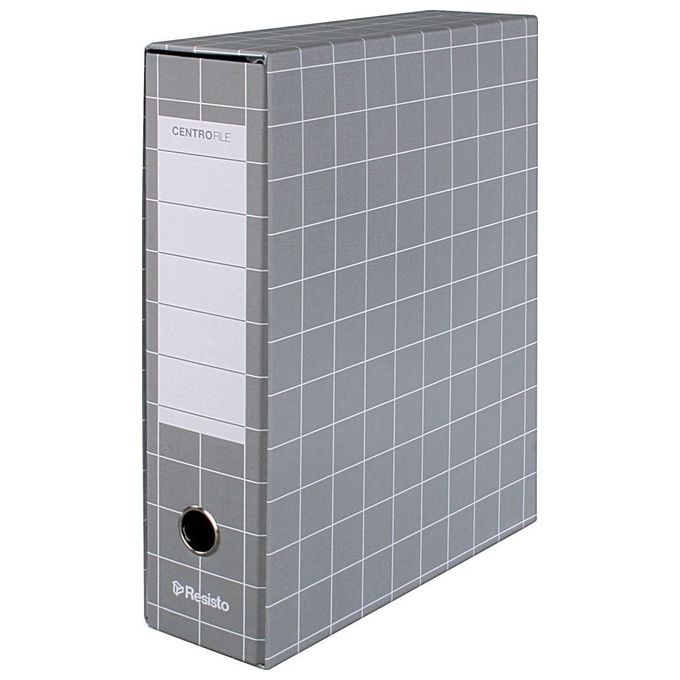 Resisto RES0101-GR Centro File Raccoglitore Protocollo Cartoncino Spesso 285x80x350 mm colore Grigio