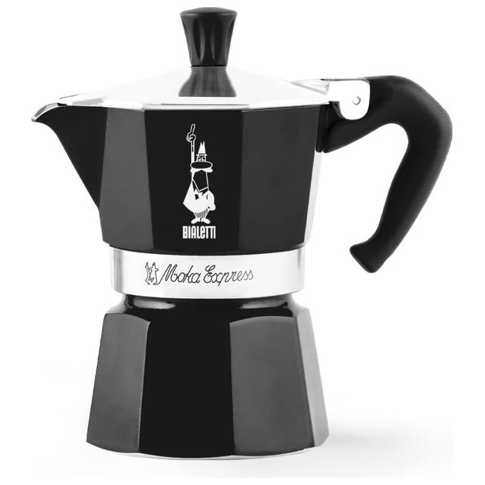 Bialetti Moka Express 3 Tazze Nera