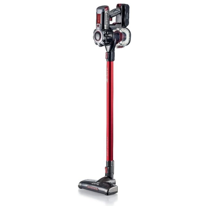 Ariete 2757 Scopa Elettrica Cordless 2 in 1 Ciclonica Senza Sacchetto 1 L 120W autonomia 45 min colore Rosso