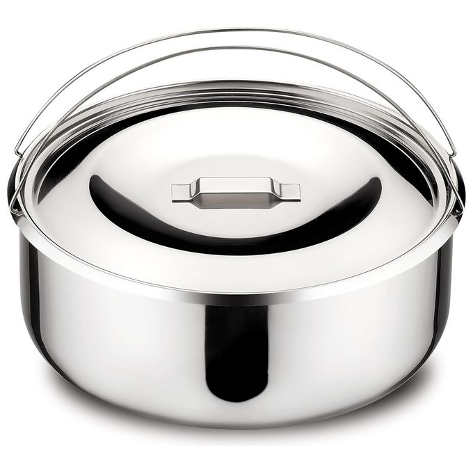 Lagostina 010920910107 Scodello per Pentola a Pressione Diametro 22 cm Capacita' 7 L Acciaio Inox colore Acciaio