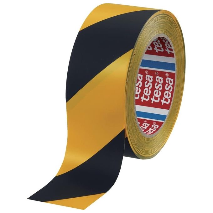 Tesa Floor Marking Tape 66mx50mm Premium Professional Giallo-Blu