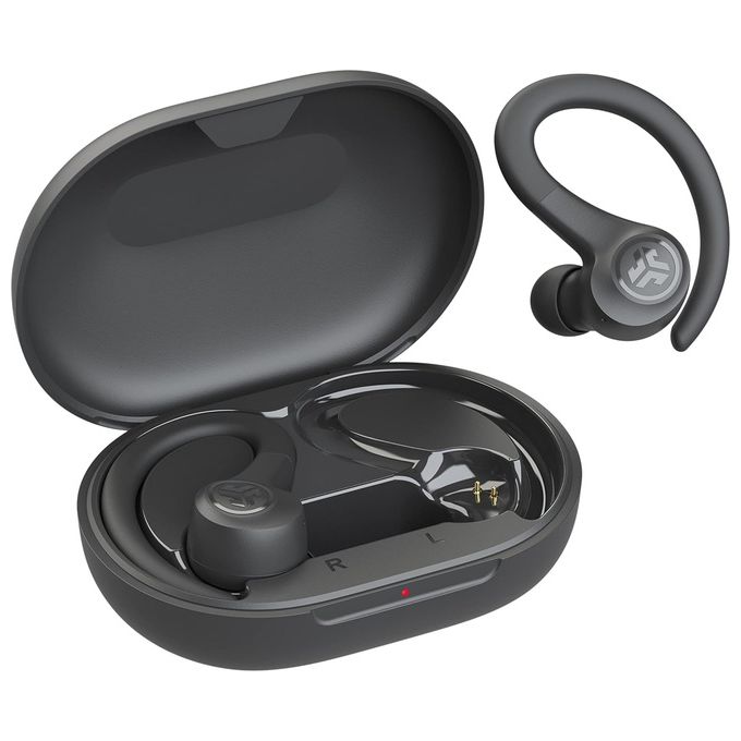 JLab EBGAIRSPRTRBLK124 Go Air Sport Auricolari In Ear True Wireless Bluetooth 5.1 IP55 32h EQ3 colore Grafite