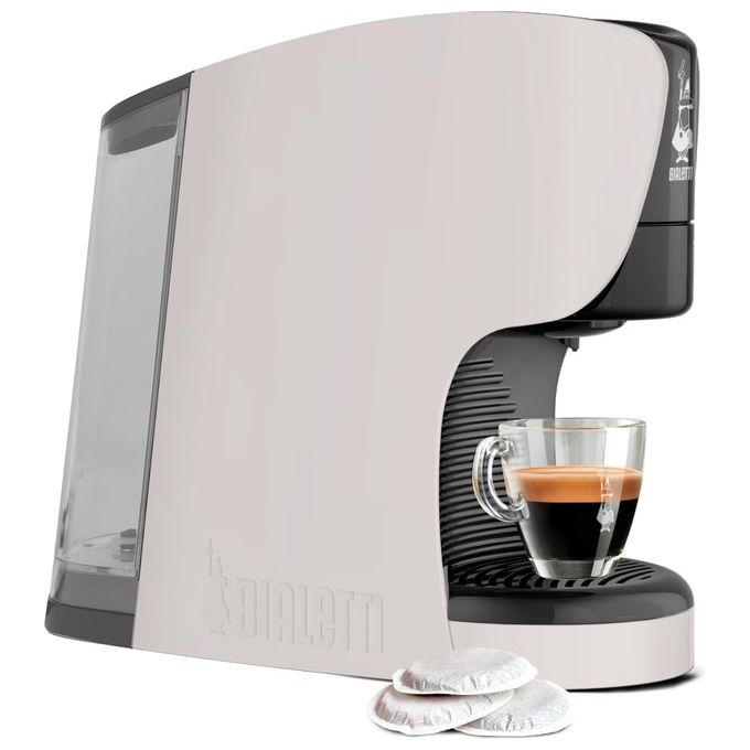 Bialetti 098150531 Dama Macchina da caffe' a Cialde ESE 0,4 L 15 bar 1450 W con 30 Cialde ESE 44mm incluse colore Rosso