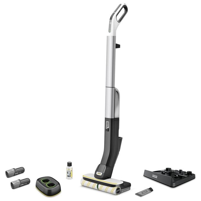 Kärcher 1.056-400.0 FC 4-4 Aspirapolvere elettrica Batteria 2 serbatoi 90 m² 30 min autonomia colore Nero Grigio