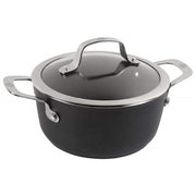 Ballarini 1006987 Alba Casseruola Antiaderente con Coperchio 24 cm in Alluminio Forgiato e Rivestimento Keravis Ti-X a 5 Strati Rinforzato al Titanio compatibile Induzione colore Grigio