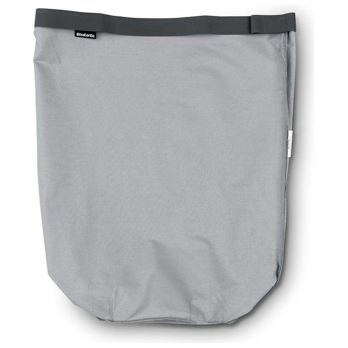 Brabantia 102325 Sacco Ricambio Cesto Portabiancheria 35 L 100% Cotone Lavabile in Lavatrice colore Grigio