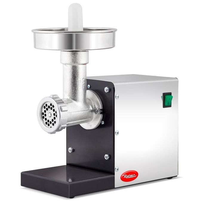 Reber 10907 N Tritacarne Elettrico Motore 250 W Produzione 30 50 Kg-h Acciaio Inox colore Acciaio Inox