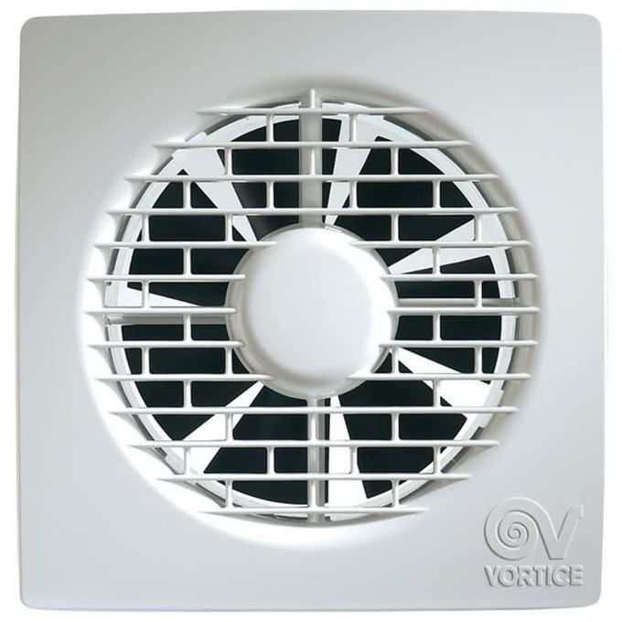 Vortice 11124 Aspiratore Elicoidale con Griglia Ultrapiatta per Applicazione da Parete