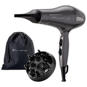 Bellissima 11859 Ultra Speed Asciugacapelli 2200 W Motore AC Ionico 2 Velocita' 3 Temperature Diffusore Concentratore colore Grigio Argento