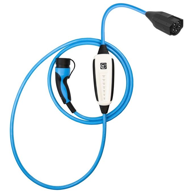 NRGkick 12801000 Stazione di Ricarica per Veicoli Elettrici 22 kW Tipo 2 7,5 m colore Blu