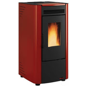 LA NORDICA Extraflame Ketty Evo Stufa a Pellet Libera Installazione 6,5kW Bordeaux