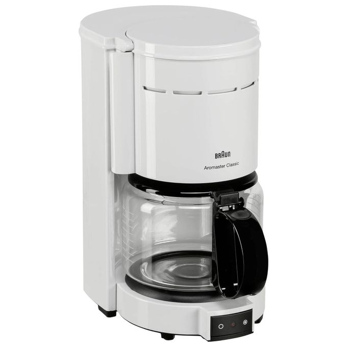 Braun KF47 WHITE Aromaster Macchina da caffe' a filtro 10 tazze 1000 W protezione antigoccia colore Bianco