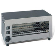 MILANTOAST 14001 Tostiera Professionale Elettrica 3 Scomparti 1850 W Acciaio Inox Timer 15 min colore Inox
