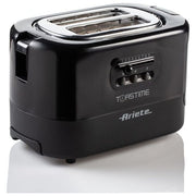 Ariete 159 Toastime Tostapane con Pinze 2 Fette 9 Livelli di Doratura 700W colore Nero