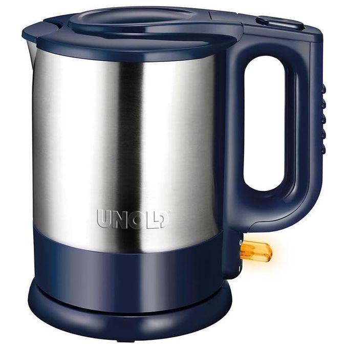 Unold 18018 Bollitore Elettrico 1,5 L 2200 W Elemento Riscaldante Nascosto Base Girevole 360° colore Blu