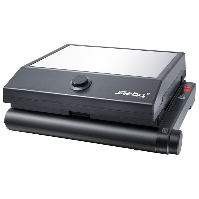 Steba SG 55 Multi-Snack Maker 3 in 1 con 3 Piastre Antiaderenti Regolazione Temperatura Fino a 210 °C colore Nero