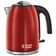 Russell Hobbs Bollitore Colours Plus 2400W Flame Rosso