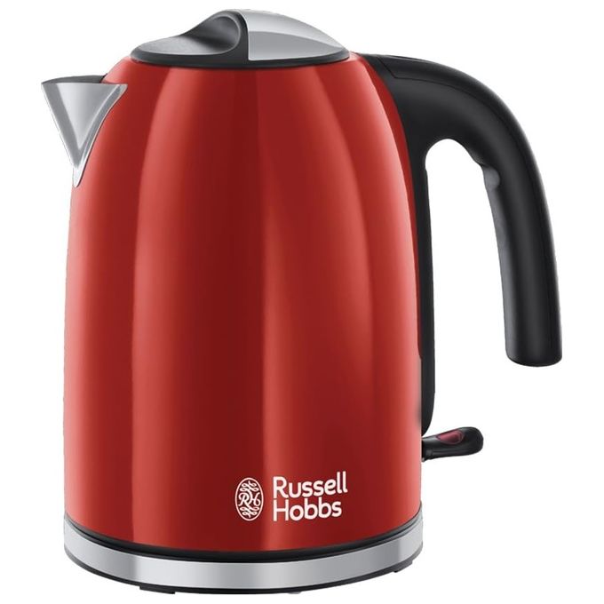 Russell Hobbs Bollitore Colours Plus 2400W Flame Rosso
