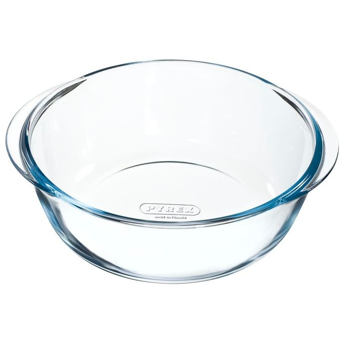 Pyrex 5427879 Air Fryer Pirofila Tonda in Vetro Borosilicato 20 cm 1 L colore Trasparente