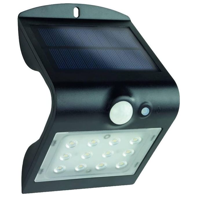 REV 2091111200 Butterfly Lampada Solare LED da Esterno con Sensore di Movimento 1,5W 220lm 4000K IP65 colore Nero