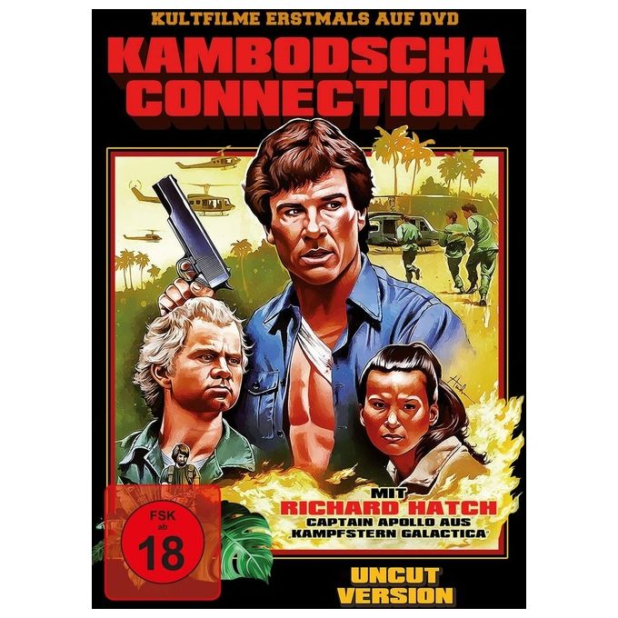 GREAT MOVIES Kambodscha Connection DVD Thriller 1985 Richard Hatch Heated Vengeance Regione 2 87 min