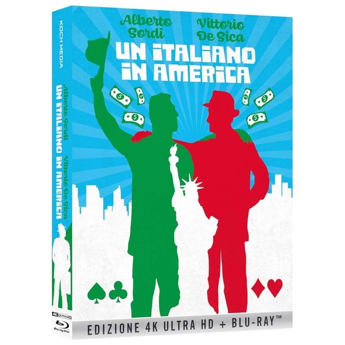 BLU RAY Un Italiano In America Collectors Edition con 2 Blu Ray e qualita' straordinaria per una visione unica