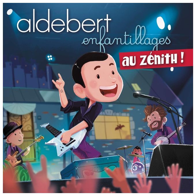 Aldebert Enfantillages Au Zenith CD DVD Live Bienvenue chez Aldebert con Libro 32 Pagine e Bluray
