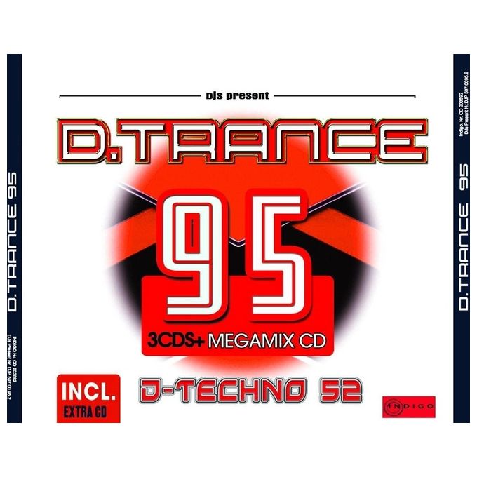 DJs Present D.Trance 95 Incl D.Techno 52 Compilation Box Set 3 CD Megamix Dance Electronic Trance Techno