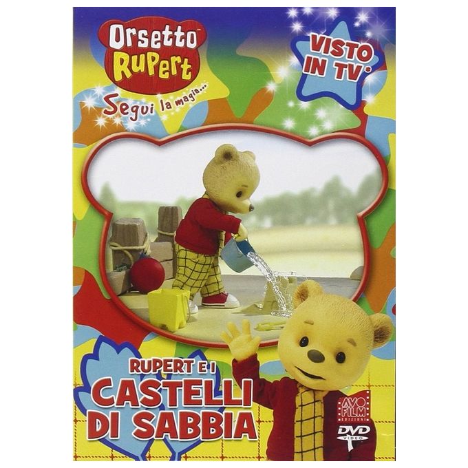 Avo Film Orsetto Rupert Castelli di Sabbia Volume 02 DVD Animazione Audio Italiano Area 2 PAL Full Screen