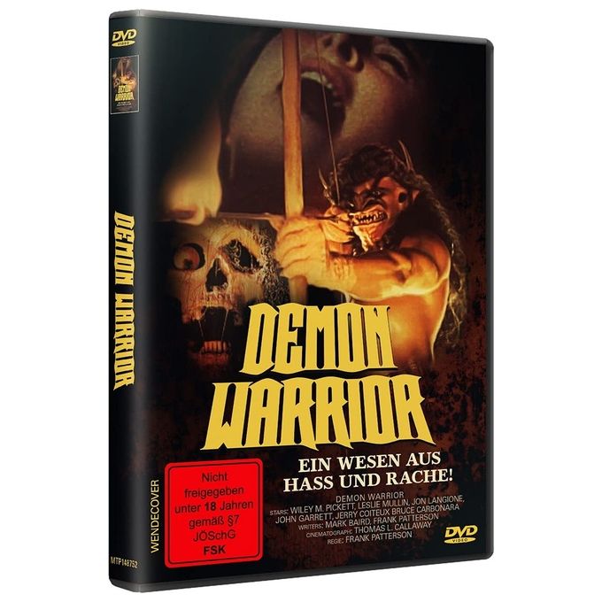 375 Media Demon Warrior DVD Horror Versione Integrale Uncut Inglese Tedesco Dolby Digital 2.0 1988