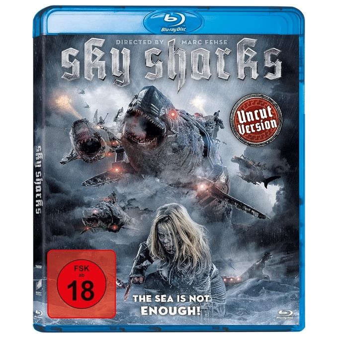 Sony Pictures Sky Sharks Blu-ray Film Horror Azione 102 min Audio DTS-HD 5.1 Sottotitoli Italiano Inglese FSK 18