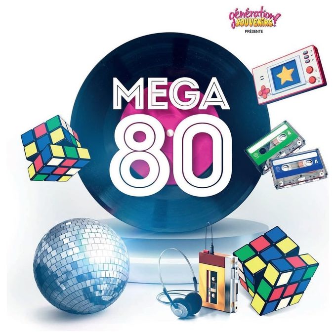 Wagram Music Mega 80 Compilation 5 CD Cofanetto Multi-Artisti Anni 80