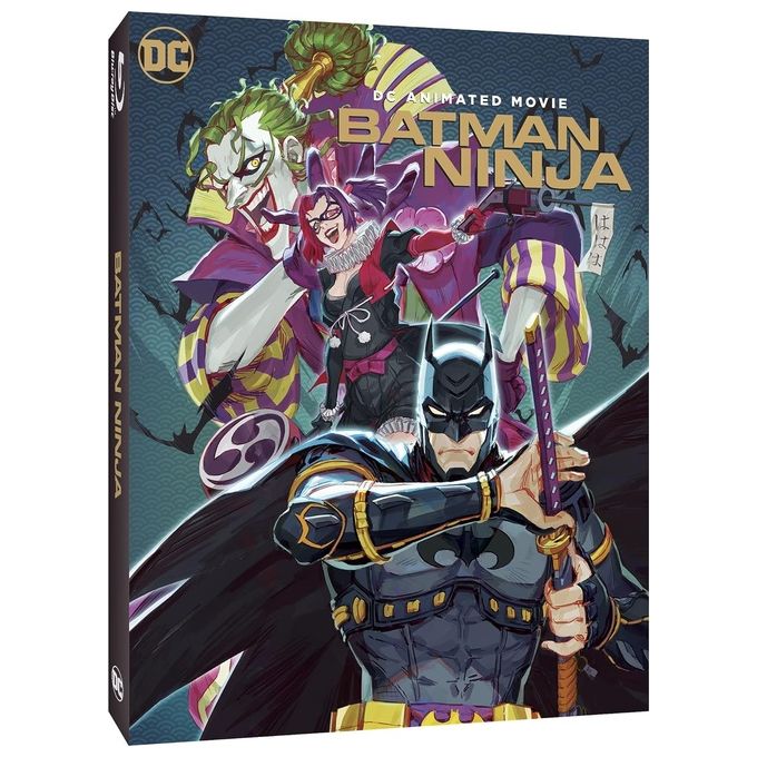 Warner Bros Batman Ninja Film Animazione Blu-ray Junpei Mizusaki 85 min Audio Italiano Inglese DTS HD 5.1 Digipack