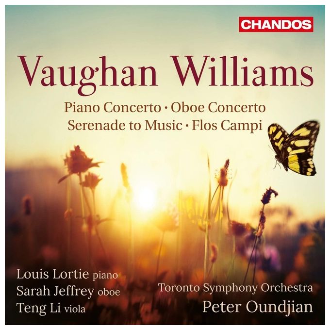 Chandos CHANSA5201 Vaughan Williams Concerto per Pianoforte Concerto per Oboe Serenade to Music Flos Campi SACD Ibrido Toronto Symphony Orchestra