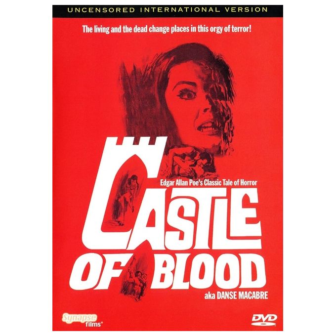 Synapse Films 20 Castle of Blood DVD Horror Versione US Regione 1 NTSC 89 min Audio Francese Sottotitoli Inglese