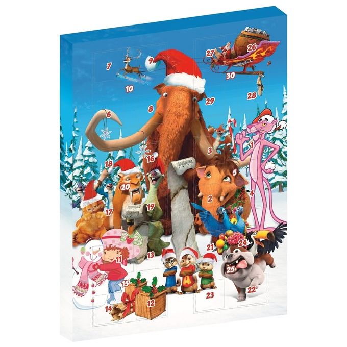 DVD Calendrier de lAvent-Coffret Edizione Limitata 6 Film Alvin e Les Chipmunks Garfield Rio Joyeux Charlotte aux Fraises Le Noël de la Panthe're Rose