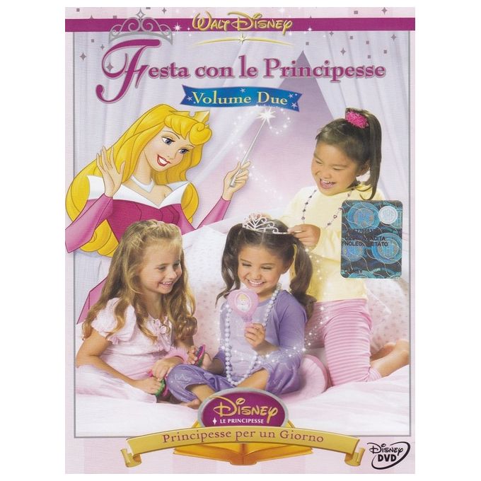 Disney Festa con le Principesse Principesse per un Giorno Volume 02 DVD Animazione Ragazzi Audio Italiano Inglese Tedesco