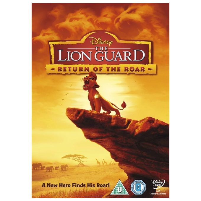 DVD The Lion Guard Return of the Roar UK Import Edizione Speciale per Collezionisti di Film per Famiglie