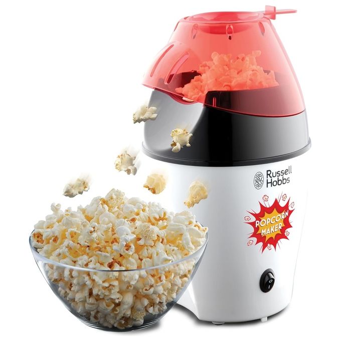 Russell Hobbs Fiesta Macchina per Popcorn 1200W Nero-Bianco