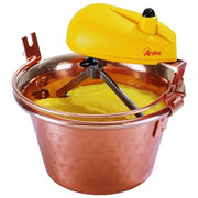 Ardes Paiolo in Rame per Polenta e Marmellata 28 cm per 8-12 Persone Strumento Ideale per Cottura Conviviale