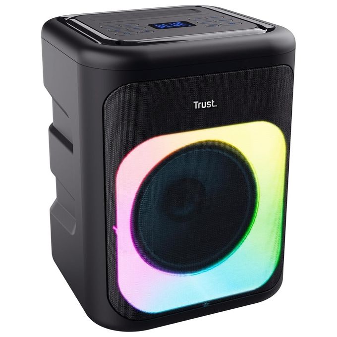 Trust 25280 Azura Cassa Bluetooth per Feste Portatile 50W LED RGB IPX4 11h autonomia colore Nero