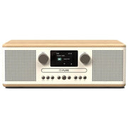 Pure CLASSIC C-D6 Micro Hi-Fi Radio DAB+ FM Lettore CD Bluetooth 5.3 30W colore Bianco Quercia