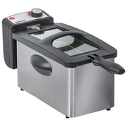 Steba DF 180 Friggitrice in Acciaio Inox 3 L con Finestra XXL 2000 W colore Acciaio Inox